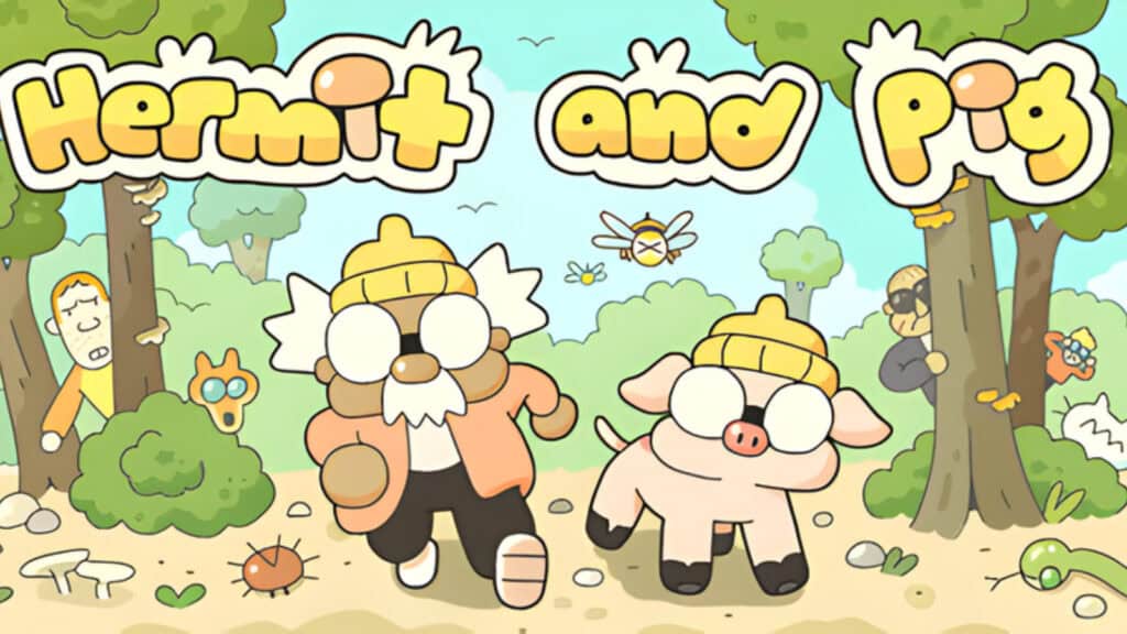 hermit and pig