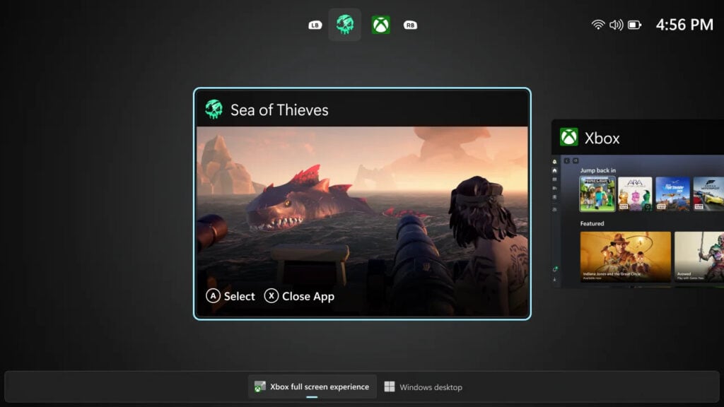 Xbox Full Screen Experience