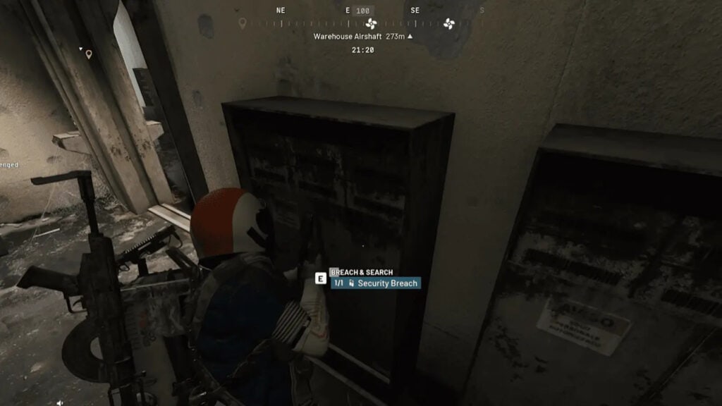 Locker cercano a ventilación en Red Lakes, zona próxima al extract.