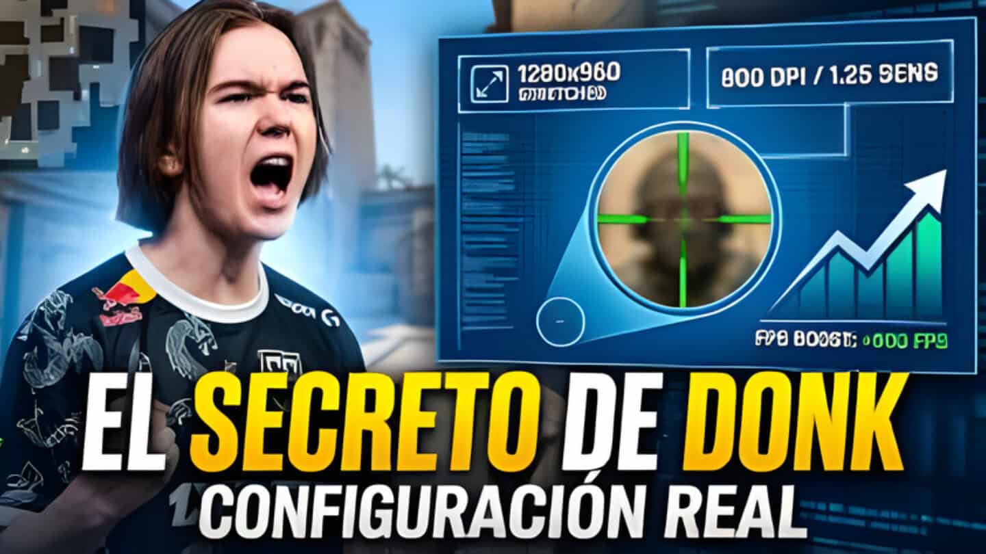 La configuración de Donk en Counter Strike 2: mouse, video, teclas y más