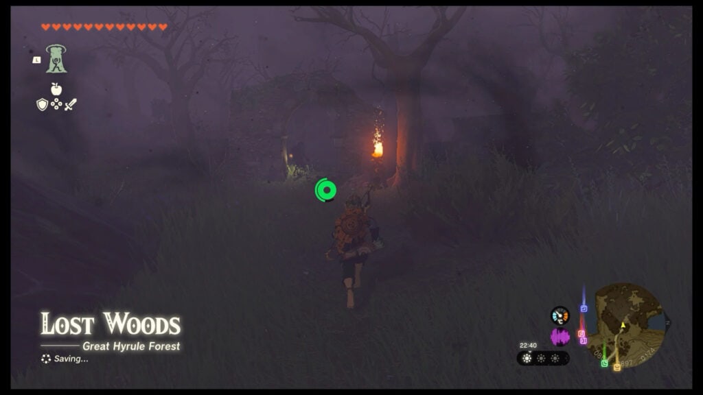 bosque perdido en Zelda