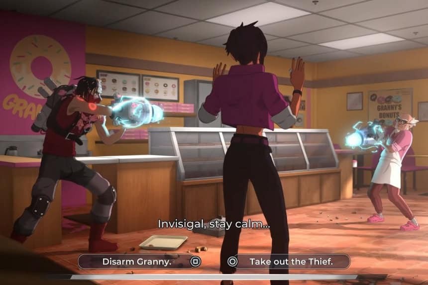 Romance con Invisigal en Dispatch