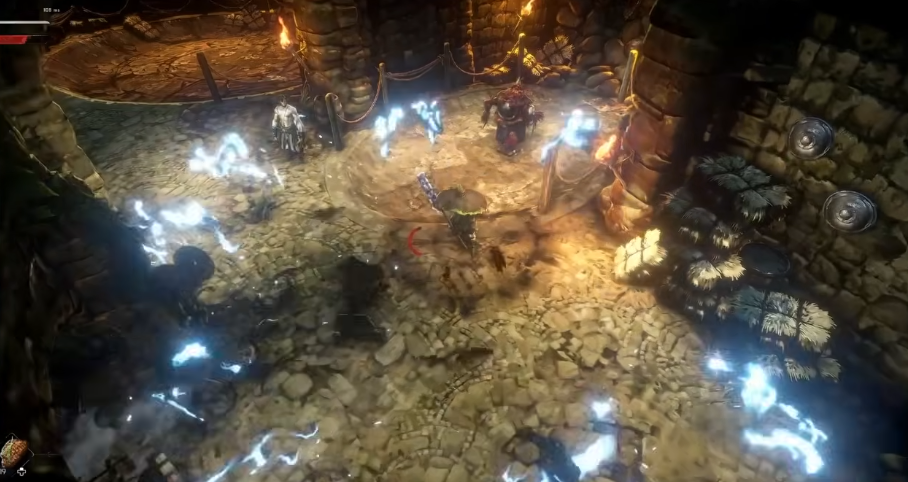 mago eléctrico en No Rest for the Wicked