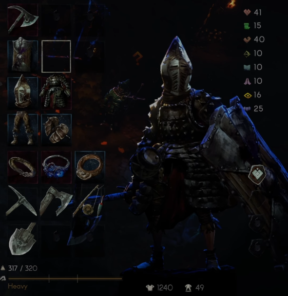 build tanque No Rest for the Wicked