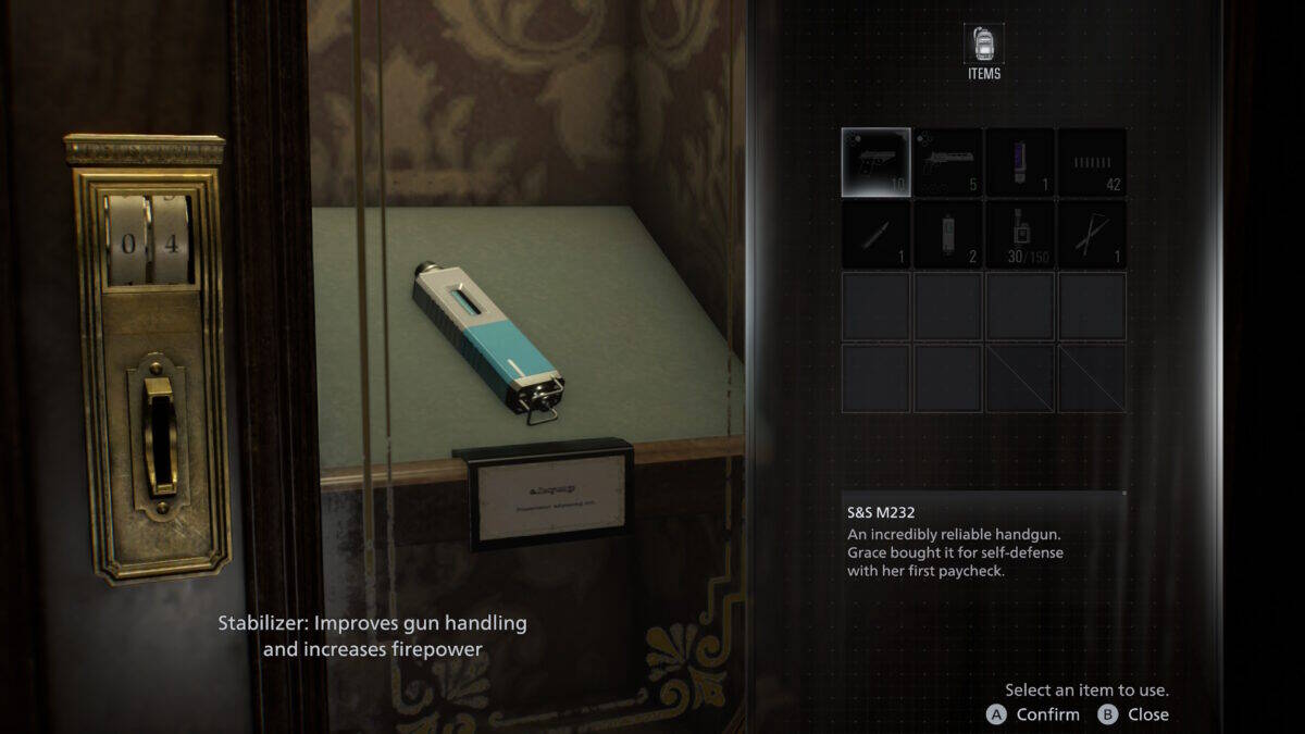 Monedas antiguas Resident Evil Requiem mejoras del Parlor