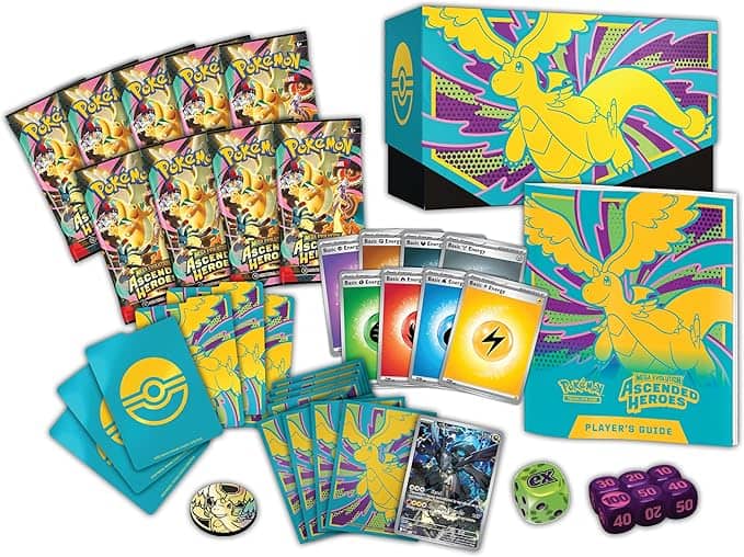 Elite Trainer Box de Pokémon Ascended Heroes baja de precio en Amazon