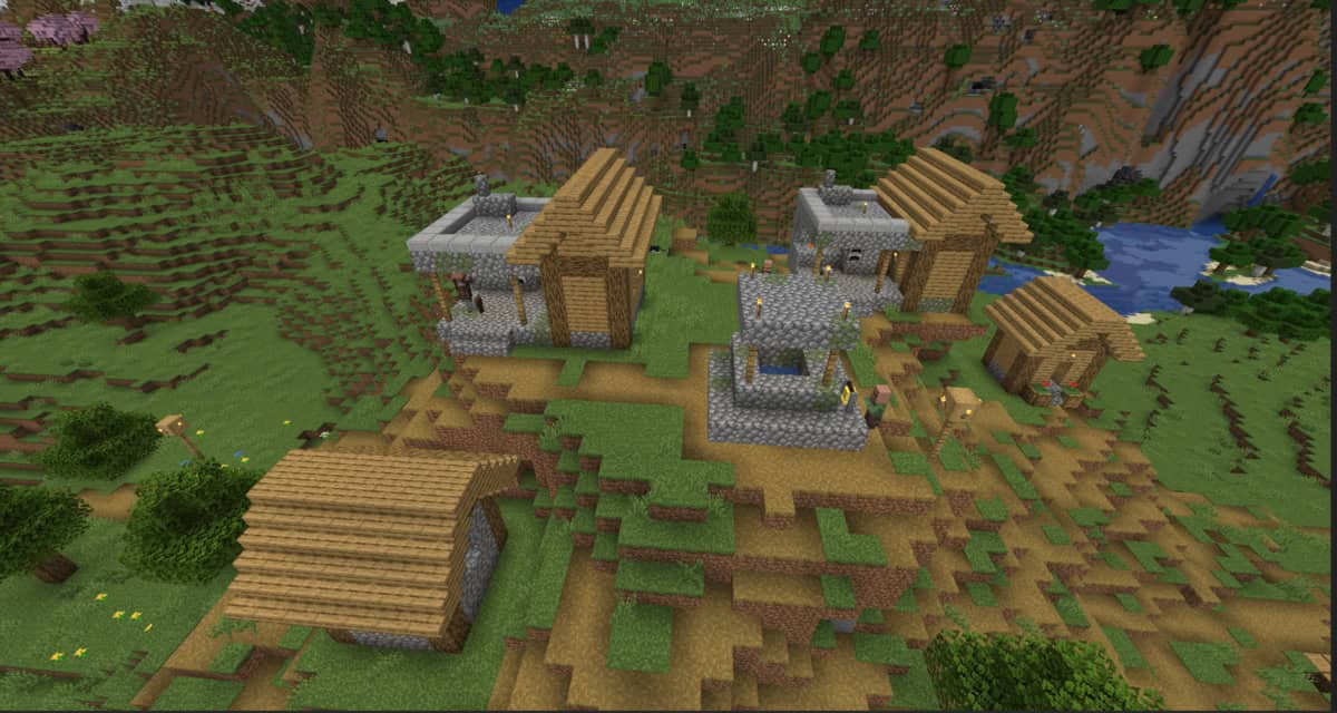 semillas de minecraft con aldeas cerca