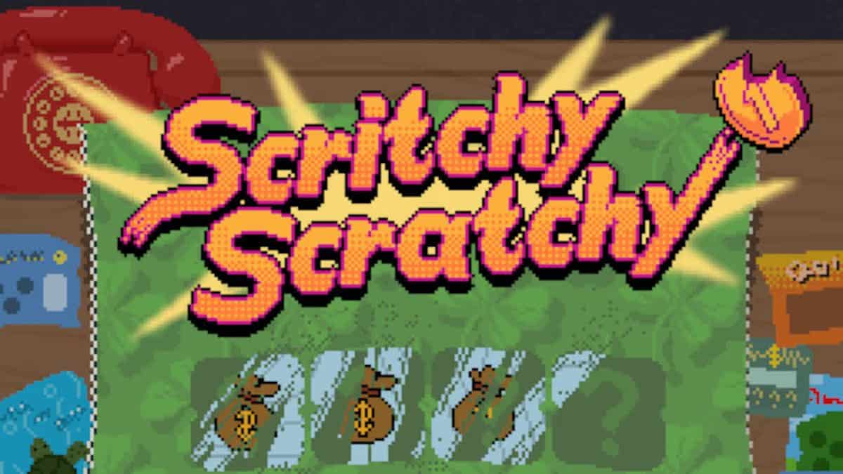 Scritchy raspando tickets inicio