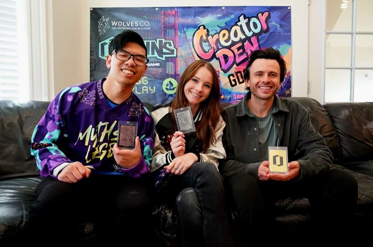 Presentación de Origins TCG en la GDC 2026 con Alliestrasza e itzBolt.