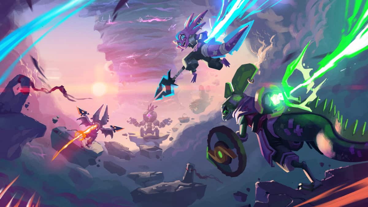 Caos, islas flotantes y tres amigos: así se juega Windblown