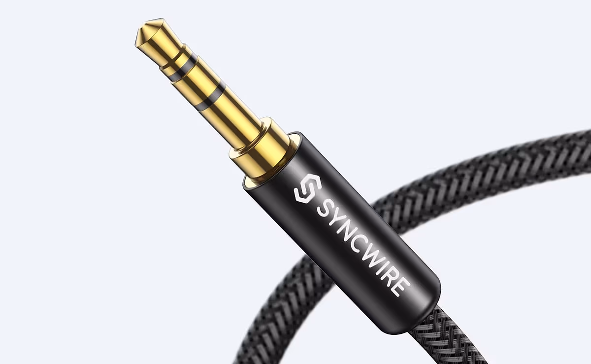 Syncwire 3.5mm Nylon Braided Aux Cable — La conexión analógica más fiable para tu setup de audio