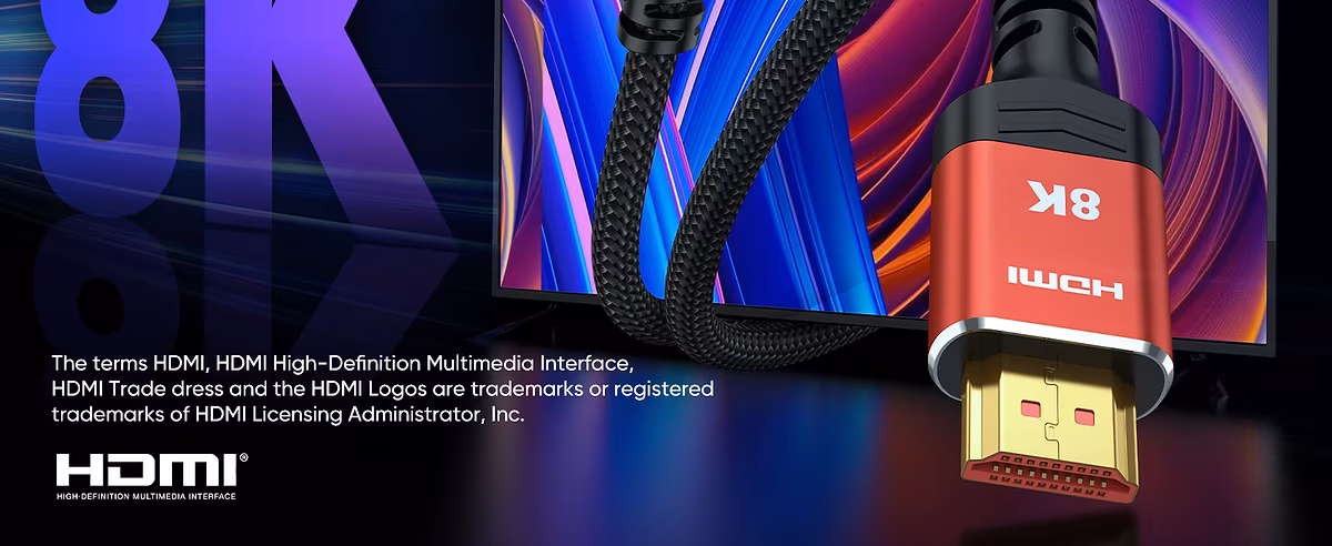 Highwings 10K 8K HDMI 2.1 Cable 2-Pack — Doble pack para asegurar audio y video en alta resolución