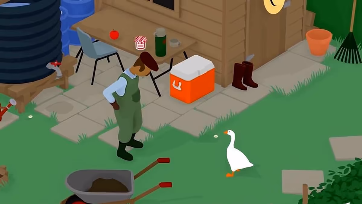 Untitled Goose Game — Sé un ganso travieso y causa caos en un pueblo tranquilo