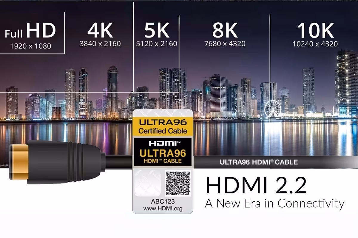 CONMDEX 16K HDMI 2.2 Cable — Preparado para el futuro con ancho de banda extra