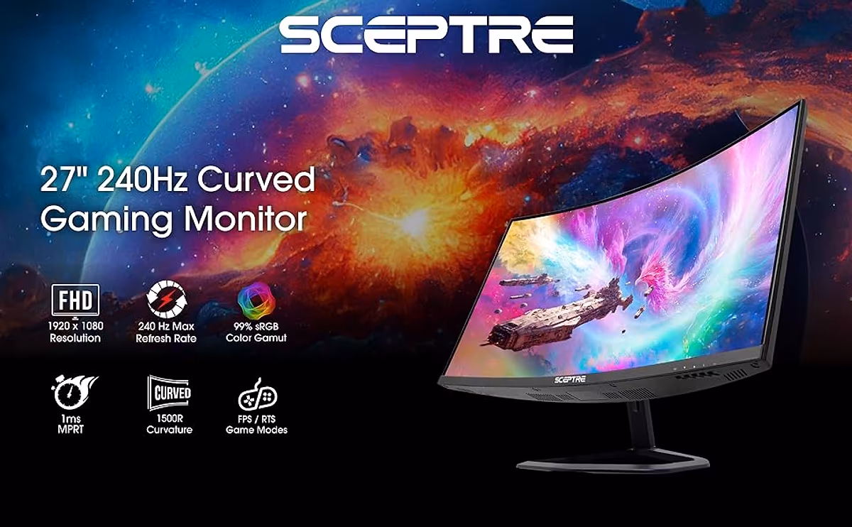 Sceptre C275B-1858RN — 27 pulgadas por menos de $110, increíble